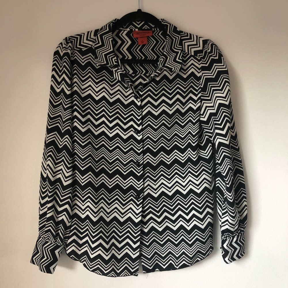 Missoni for Target long sleeve blouse Sz S